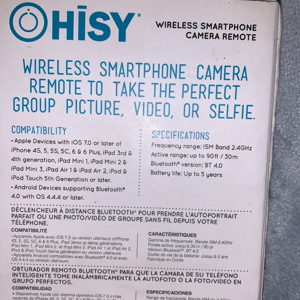 Wireless Smartphone Camera Remote - Picture 4 of 9